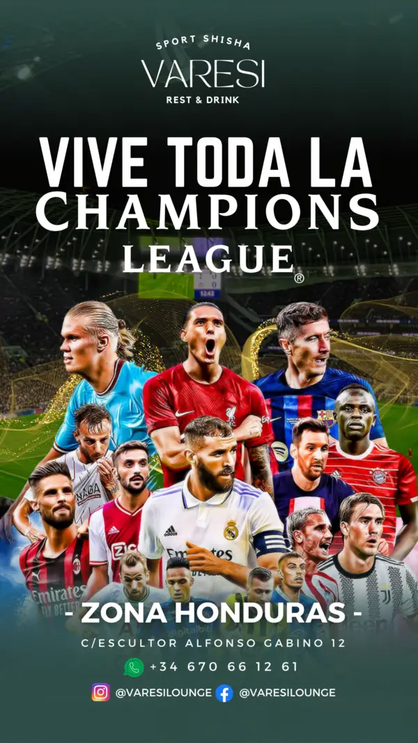 Vive toda la Champions League en Varesi